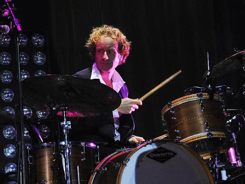 Die versierte Band als wichtiger Erfolgsfaktor: Schlagzeuger Marco Mller