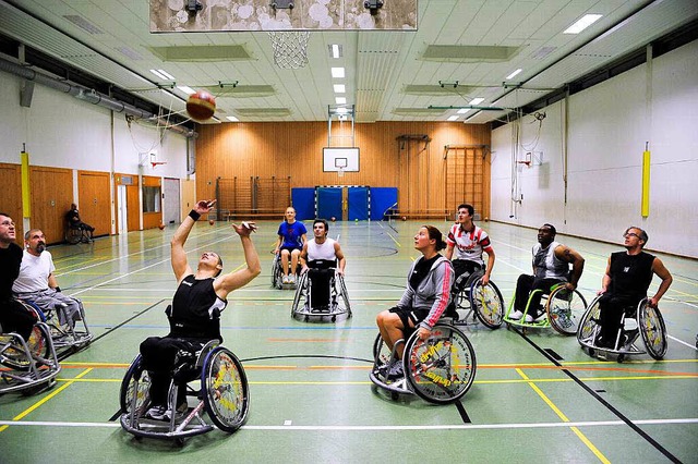 Die Breisgau Baskets in Aktion.  | Foto: Thomas Kunz