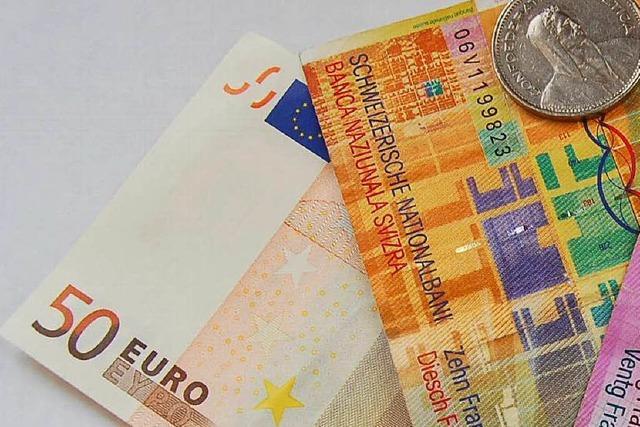 Aus Franken mach Euro? Bad Sckingen wird dabei Geld verlieren