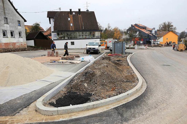 Als nchstes stehen die Ausgestaltungen des Busplatzes und der Haltestellen an.  | Foto: Dorothe Kuhlmann