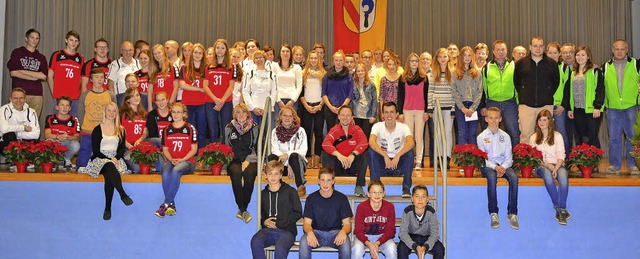 Sportler und Ehrenamtliche wurden in Malterdingen fr ihren Einsatz geehrt.  | Foto: Dieter Erggelet