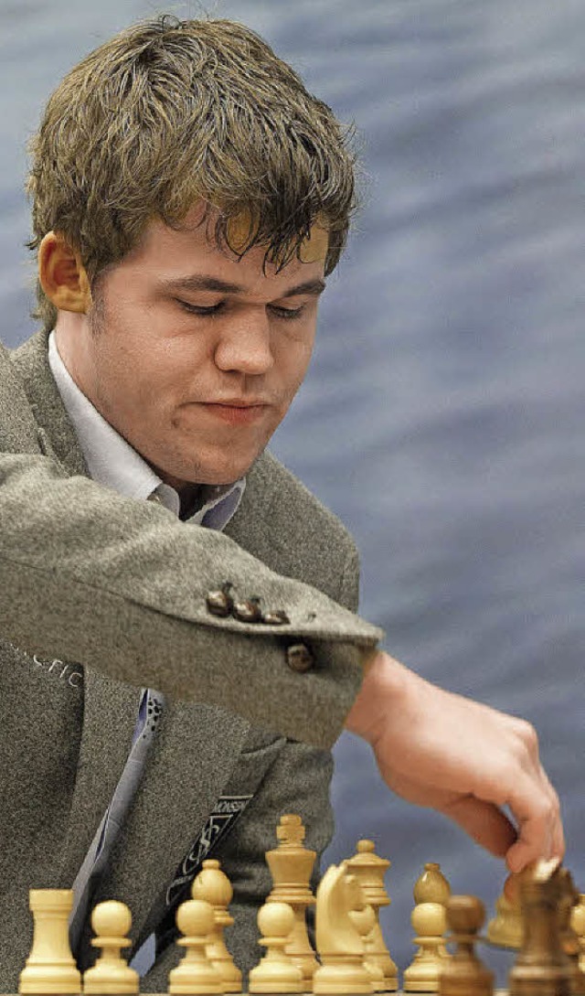 Auf dem besten Weg, seinen Titel zu verteidigen: Magnus Carlsen aus Norwegen   | Foto: DPA