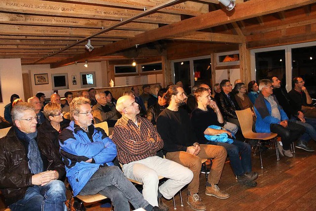 Viele Windenreuter wollten die Ausfhr...diger Kretschmer im Heimathaus hren..  | Foto: Dagmar Barber