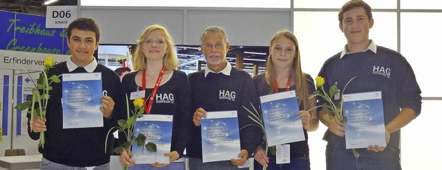 Das erfolgreiche HAG-Team um Winfried Sturm (Mitte).  | Foto: Privat