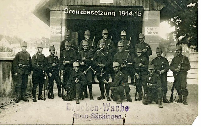 Dass die Schweizer Armee whrend der W...lern lagerte, sorgt fr Verwunderung.   | Foto: Archiv Karl Braun