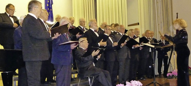 Chormusik aus ganz Europa war in Staufen zu hren.  | Foto: M. Burkert