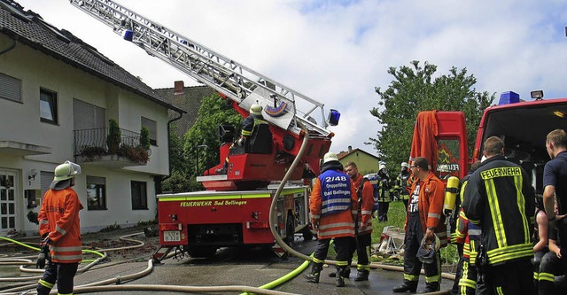 Feuerwehreinsatz Bad Bellingen  | Foto: Jutta Schtz