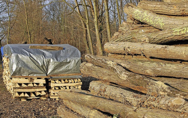 Trotz steigender Nachfrage wird  Brenn...aus dem Kanderner Forst nicht teurer.   | Foto: Langelott