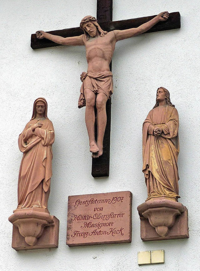 Kreuzigungsgruppe am &#8222;Rebstock&#8220; in Endingen.   | Foto: Josef Grtner