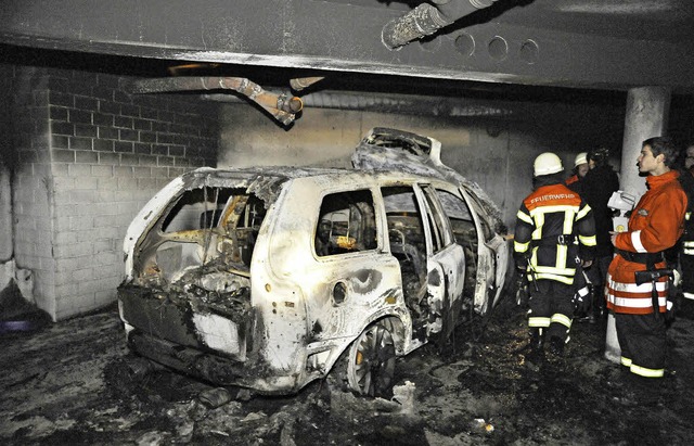 Tiefgaragenbrnde wie der im Januar 20... Feuerwehrkommandanten Martin Schlegel  | Foto: ZIMMERMANN-DUERKOP              