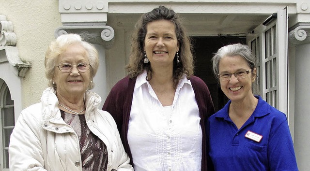 Vor 10 Jahren wurde der Freundeskreis ...orn, Gundel Maier und Luise Tscherter.  | Foto: Jutta Schtz