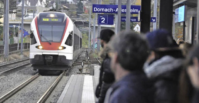 Die Ausbauplne fr die Regio-S-Bahn im Raum Basel finden viel Zustimmung.   | Foto: Daniel Gramespacher