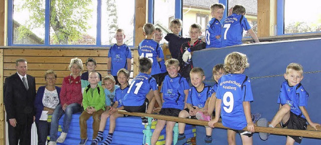 Die  Grundschule Feldberg hat mit Unte...tbar, woher die jungen Kicker kommen.   | Foto: Tina Httich