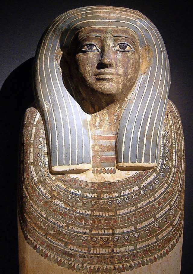 Deckel eines Sarkophags, 25. Dynastie   | Foto: Roswitha Frey