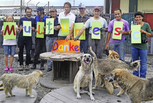 Das Tierheim in Rumnien bedankt sich ...e des Freundeskreises aus Deutschland.  | Foto: privat