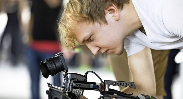 Und Action<ppp></ppp> Elias Danner am Filmset im kanadischen  Toronto  | Foto: privat