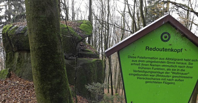 Der Redoutenkopf bei Bergalingen gehr...alten militrischen Befestigungslinie.  | Foto: WOLFGANG ADAM