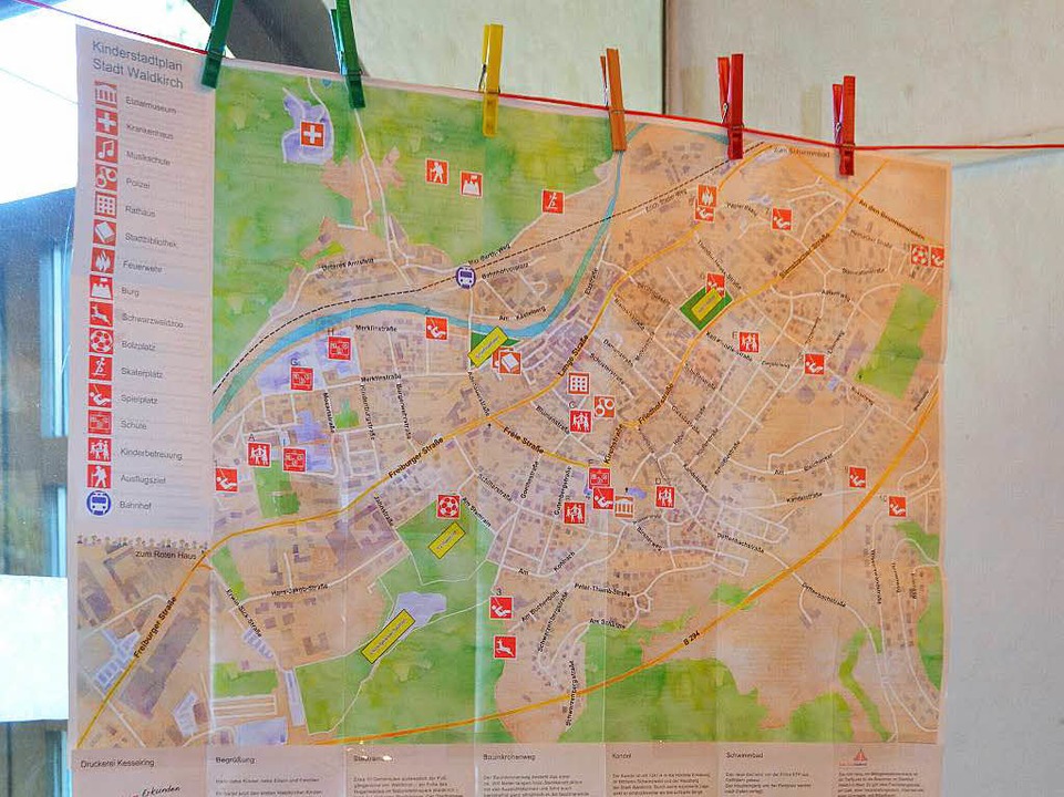 Der neue Kinderstadtplan von Waldkirch  | Foto: Sylvia Timm