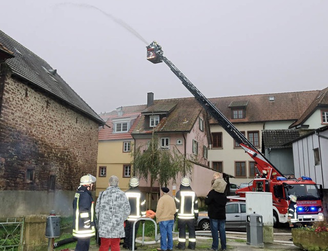 Die Stadtmhle in Ettenheim war das Zi...r Jahresabschlussbung der Feuerwehr.   | Foto: Sandra Decoux-Kone