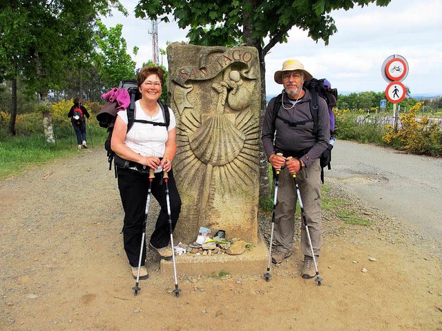 Irene und Gnther Schwarz aus Lahr auf dem Jakobsweg  | Foto: privat