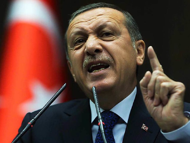 Klare Worte von Erdogan.  | Foto: AFP