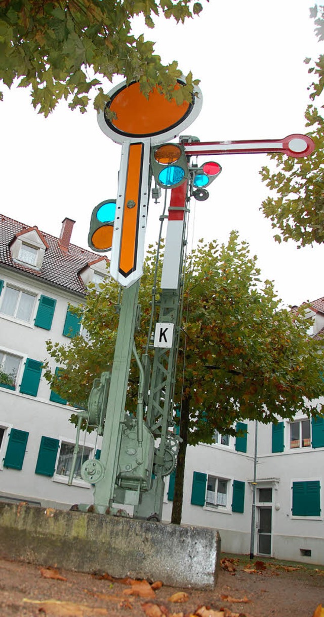 Auf Halt stehen derzeit die Zeichen be...dt und Vertretern der IG Gartenstadt.   | Foto: Herbert Frey