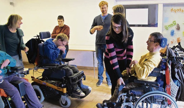 Theaterarbeit mit Behinderten ist fr ...Theater behindertengerecht ausgebaut.   | Foto: Tempus fugit