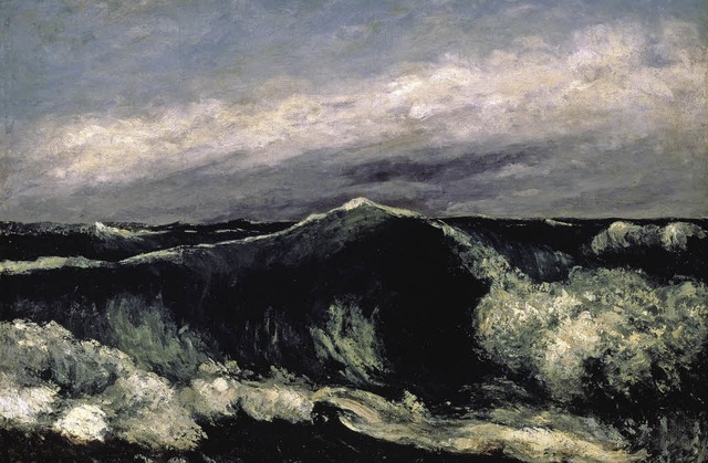 &#8222;Die Welle&#8220; von Gustave Courbet   | Foto: BZ