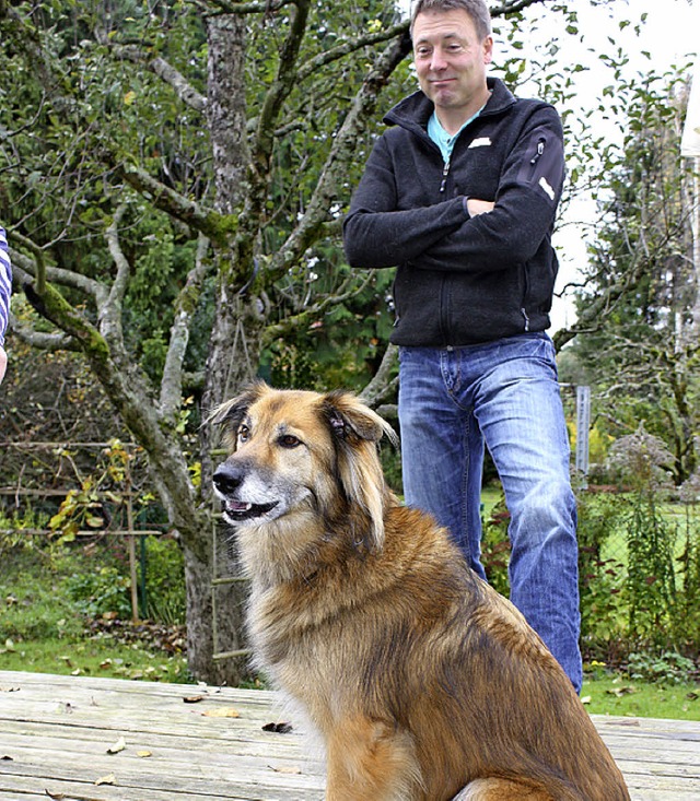 Wolfsperger mit Barky   | Foto: privat