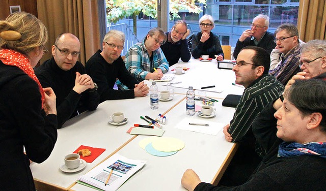 Viele Ideen und Anregungen sammelten d...rbeitsrunden beim Workshop Innenstadt.  | Foto: Ilona Hge