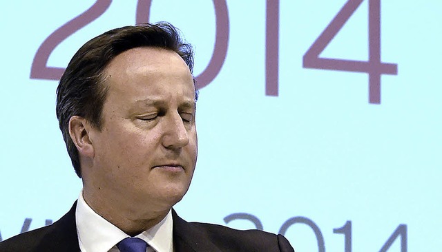 Hat kein gutes Jahr: Premierminister Cameron   | Foto: AFP