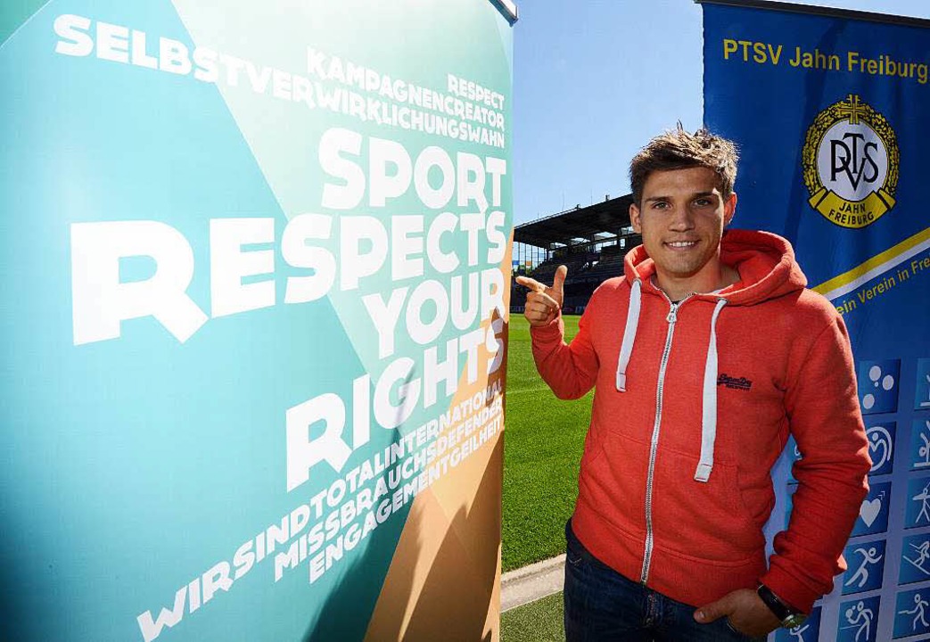 SC-Fuballer Oliver Sorg ist Schirmherr der Kampagne  | Foto: Patrick Seeger
