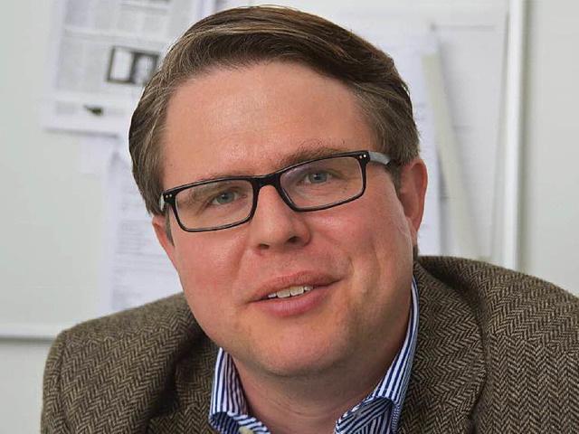 Tobias Benz wird am 1. Dezember als Brgermeister von Grenzach-Wyhlen vereidigt.  | Foto: Ralf H. Dorweiler