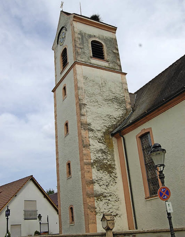 Die Sanierung des Kirchturms soll mit der des Kirchenschiffs kombiniert werden.   | Foto: privat
