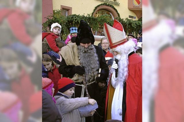 Der Nikolaus ist pnktlich