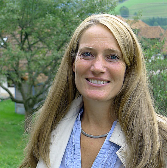 Frhnds Brgermeisterin Tanja Steinebrunner half bei der Vereinsgrndung.   | Foto: archivbild: h. jacob