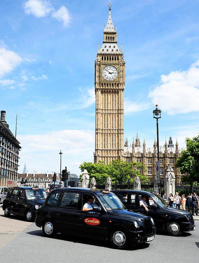 Nehmen David Mellor nicht mehr mit, we...tschuldigt: die Taxifahrer von London.  | Foto: Facundo Arrizabalaga