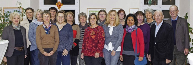 Petra Spaniol-Hfner, Jolanthe Reis (v... der Sozialstation fr ihr Engagement.  | Foto: Gabriele Zahn