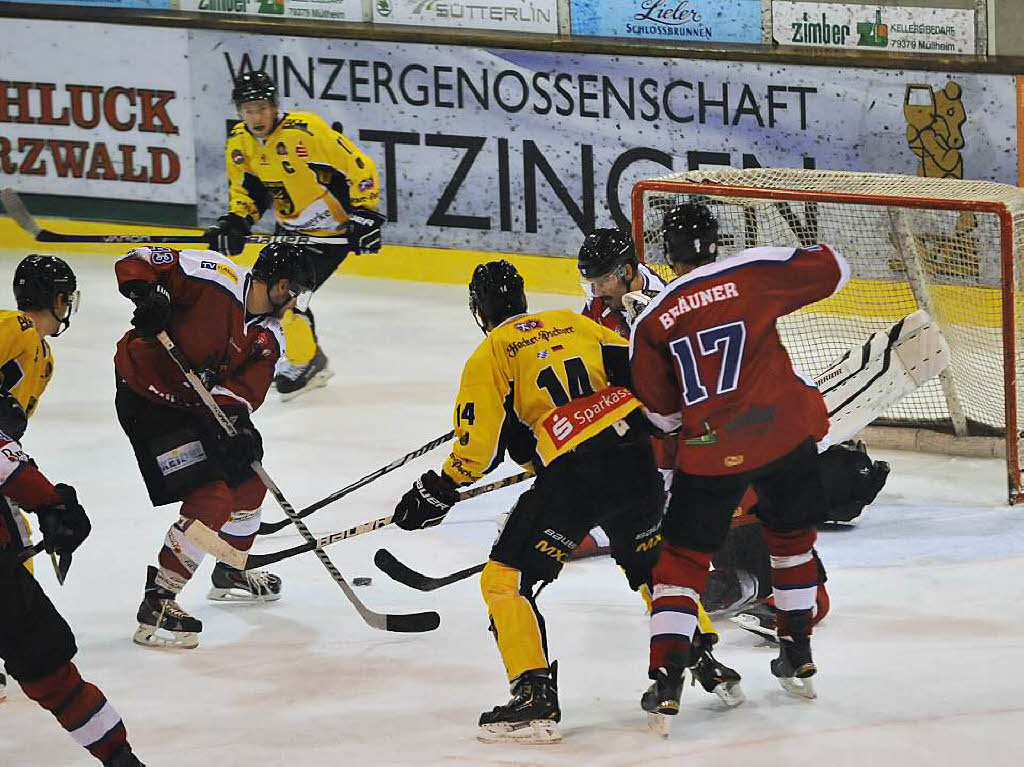 Der EHC Freiburg schlgt Tlzer Lwen mit 6:0