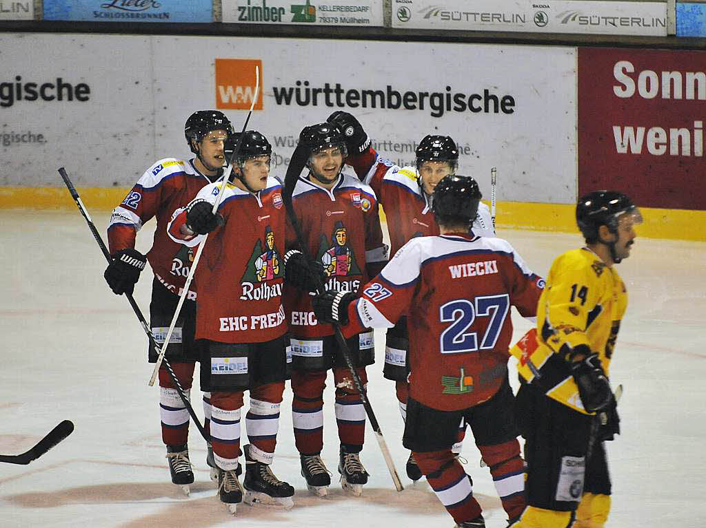 Der EHC Freiburg schlgt Tlzer Lwen mit 6:0