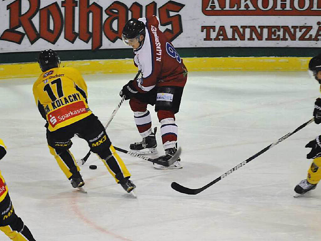 Der EHC Freiburg schlgt Tlzer Lwen mit 6:0