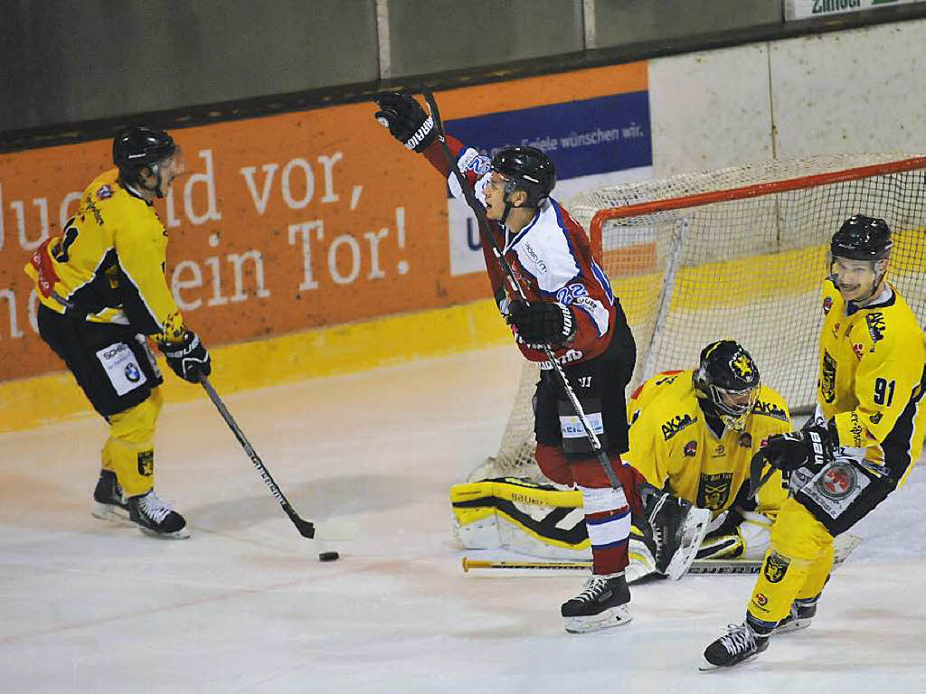 Der EHC Freiburg schlgt Tlzer Lwen mit 6:0