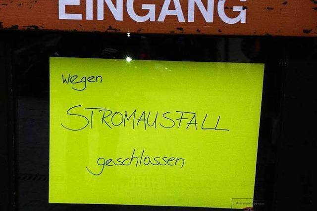 Stromausfall bremst vorbergehend Alltagstreiben in Mllhheim und Badenweiler aus