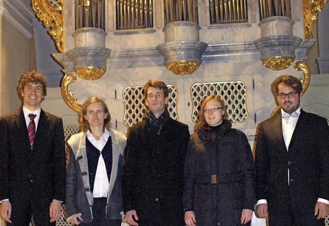 Norbert Englbrecht, Maria Masnicakova,...nburg in der Kirche St. Martin in Wehr  | Foto: Karin Stckl-Steinebrunner