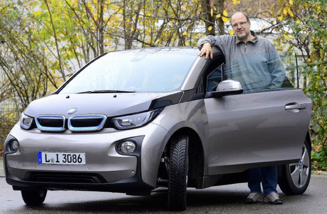 Rolf-Dieter Eckert fuhr ein Wochenende elektrisch.  | Foto: Ingo Schneider