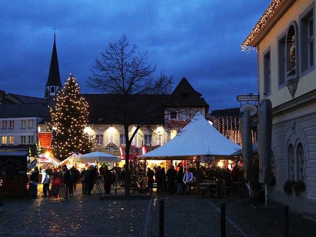 Der Weihnachtsmarkt in Emmendingen  | Foto: Daniel Fleig
