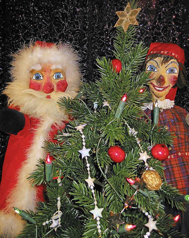 Gste auf dem Umkircher Weihnachtsmark...smann von der Freiburger Puppenbhne.   | Foto: Veranstalter