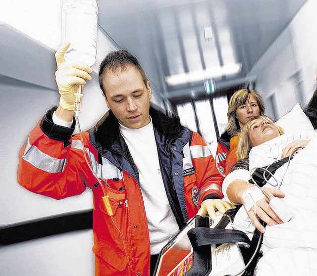 Beim  Erst-Check wird klar, wer zuerst behandelt wird.   | Foto: Spital Waldshut