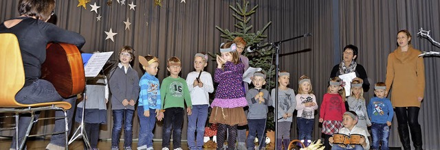 Knigschaffhausen. Die Kinder vom Kind...eren und der Weihanchtsmaus erzhlten.  | Foto: Roland Vitt