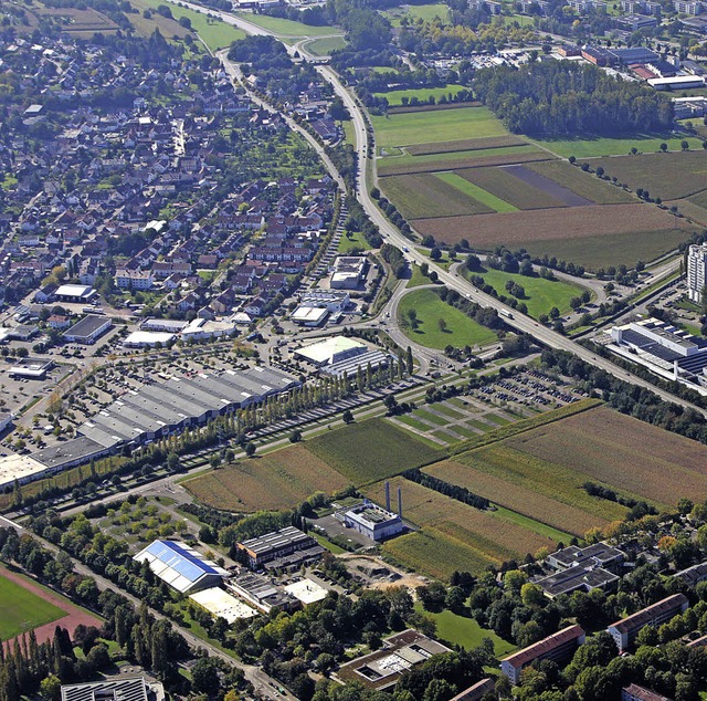 Hier im Mauerfeld entsteht der Brgerpark fr die Landesgartenschau 2018.   | Foto: christoph breithaupt